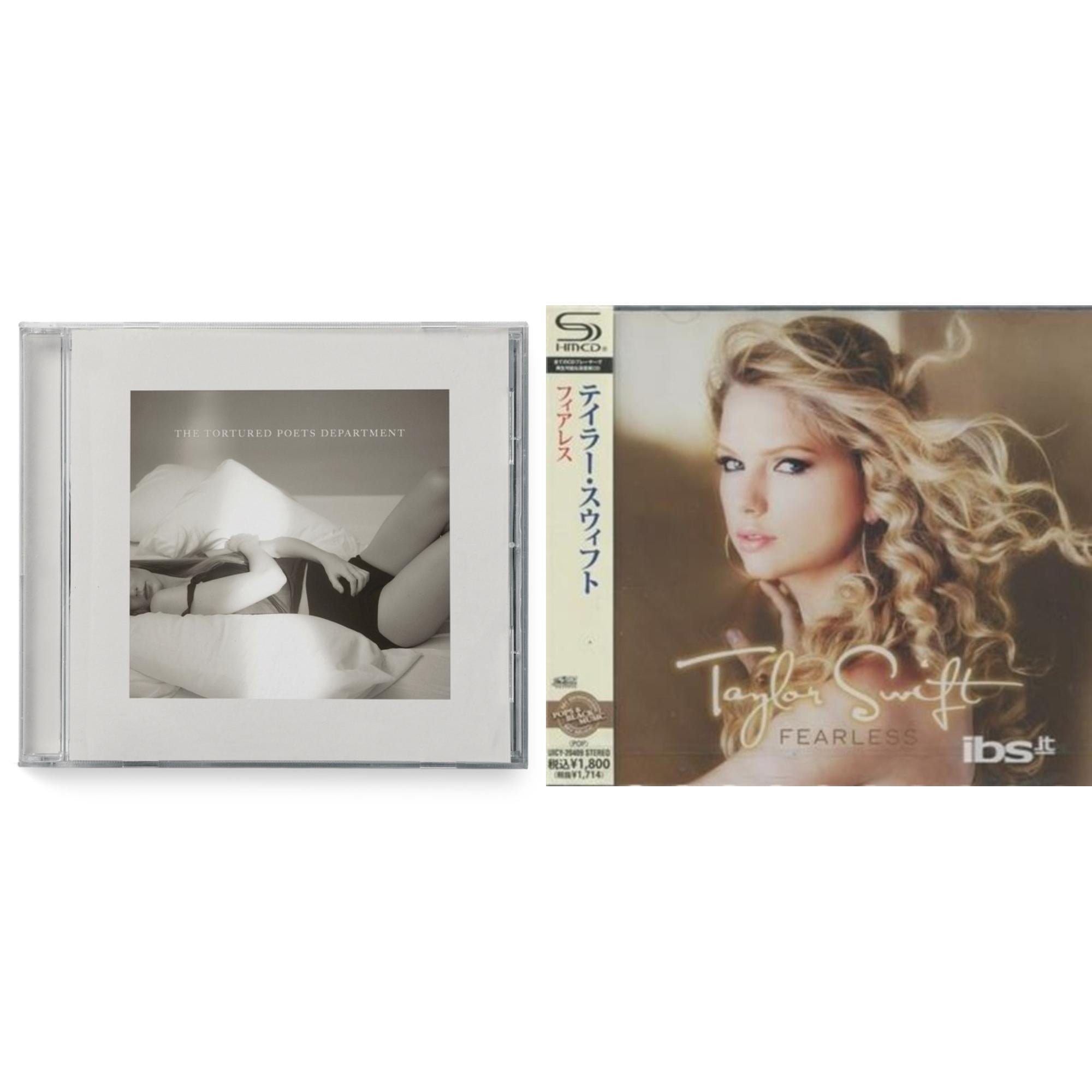 Taylor Swift - Fearless & Tortured Poets Department (X) (Manuscript- Bonus Track) - CD Bundle