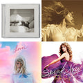 Taylor Swift - Fearless (Taylor's Version) (2CD) & Tortured Poets Department (X) (Manuscript- Bonus Track) & Speak Now & Lover (Deluxe) (Version 4)