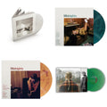 Taylor Swift - Evermore (Translucent Green Vinyl/2LP) & Midnights (X) (Jade Green LP Vinyl) & Midnights (X) (Blood Moon LP Vinyl) & Tortured Poets Department (X) (Ghosted White Vinyl/2LP/Manuscript- Bonus Track)