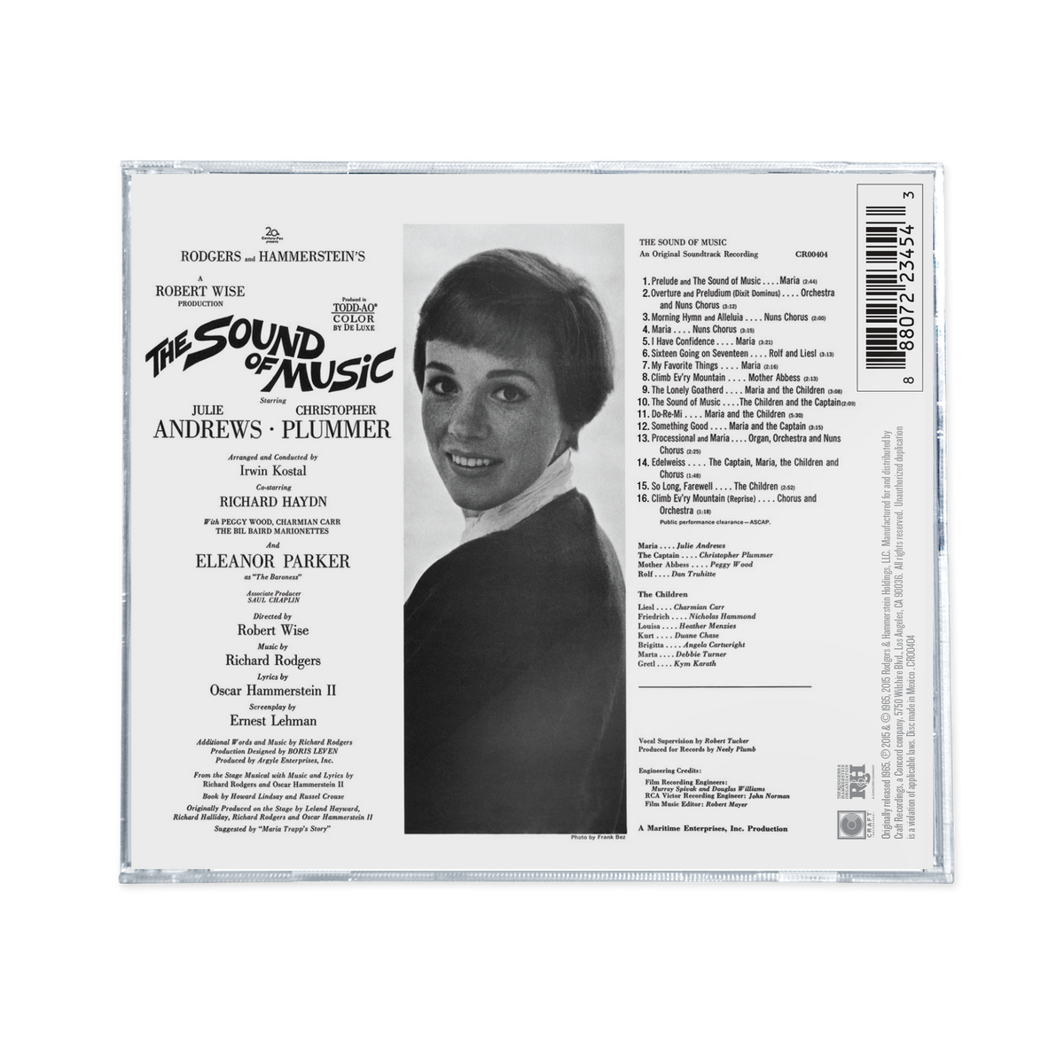 The Sound of Music: Original Soundtrack Recording Music CD