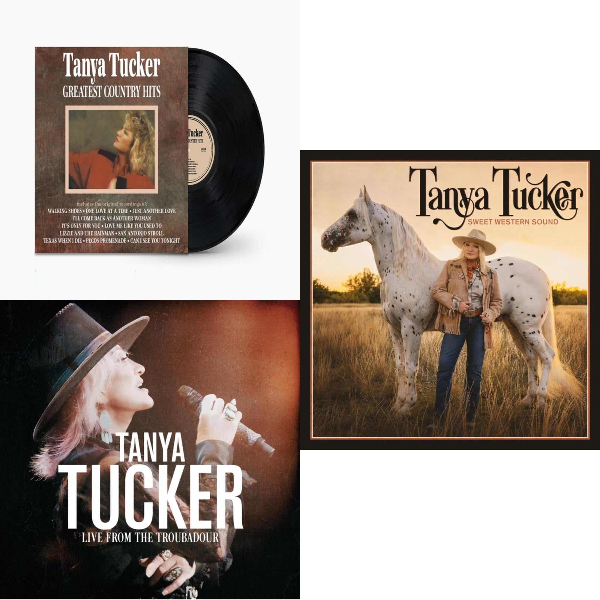 Greatest Country Hits & Live From The Troubadour (Black/Pink/Blue Splatter Vinyl/2LP) & Sweet Western Sound