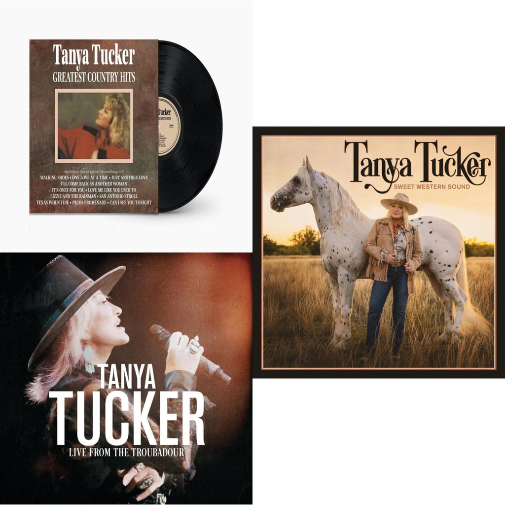 Greatest Country Hits & Live From The Troubadour (Black/Pink/Blue Splatter Vinyl/2LP) & Sweet Western Sound