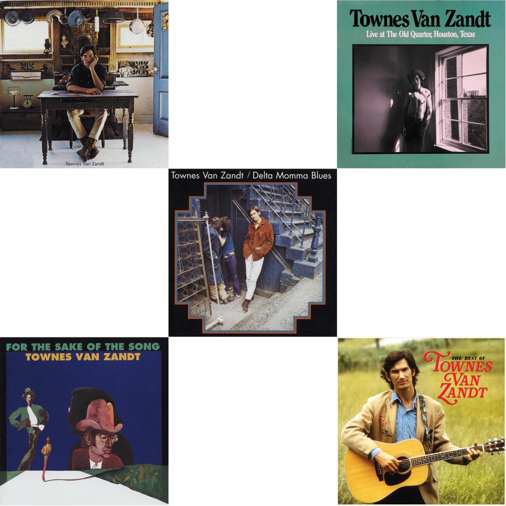 Townes Van Zandt & For The Sake Of The Song & Delta Momma Blues & Live At The Old Quarter Houston Texas & Best Of Townes Van Zandt