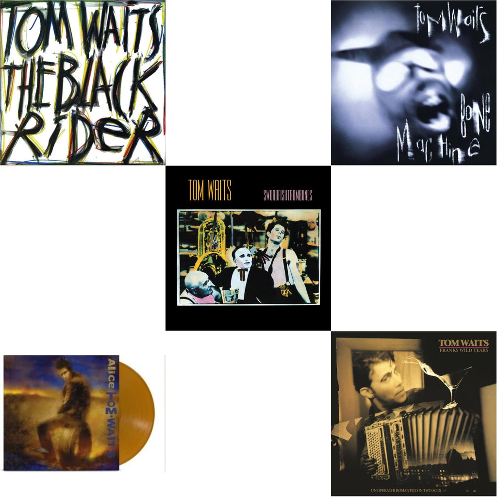 Tom Waits - Alice & Black Rider (Remaster) & Frank's Wild Years (Remaster) & Swordfishtrombones (Remaster) & Bone Machine (Remaster) - LP Vinyl Bundle
