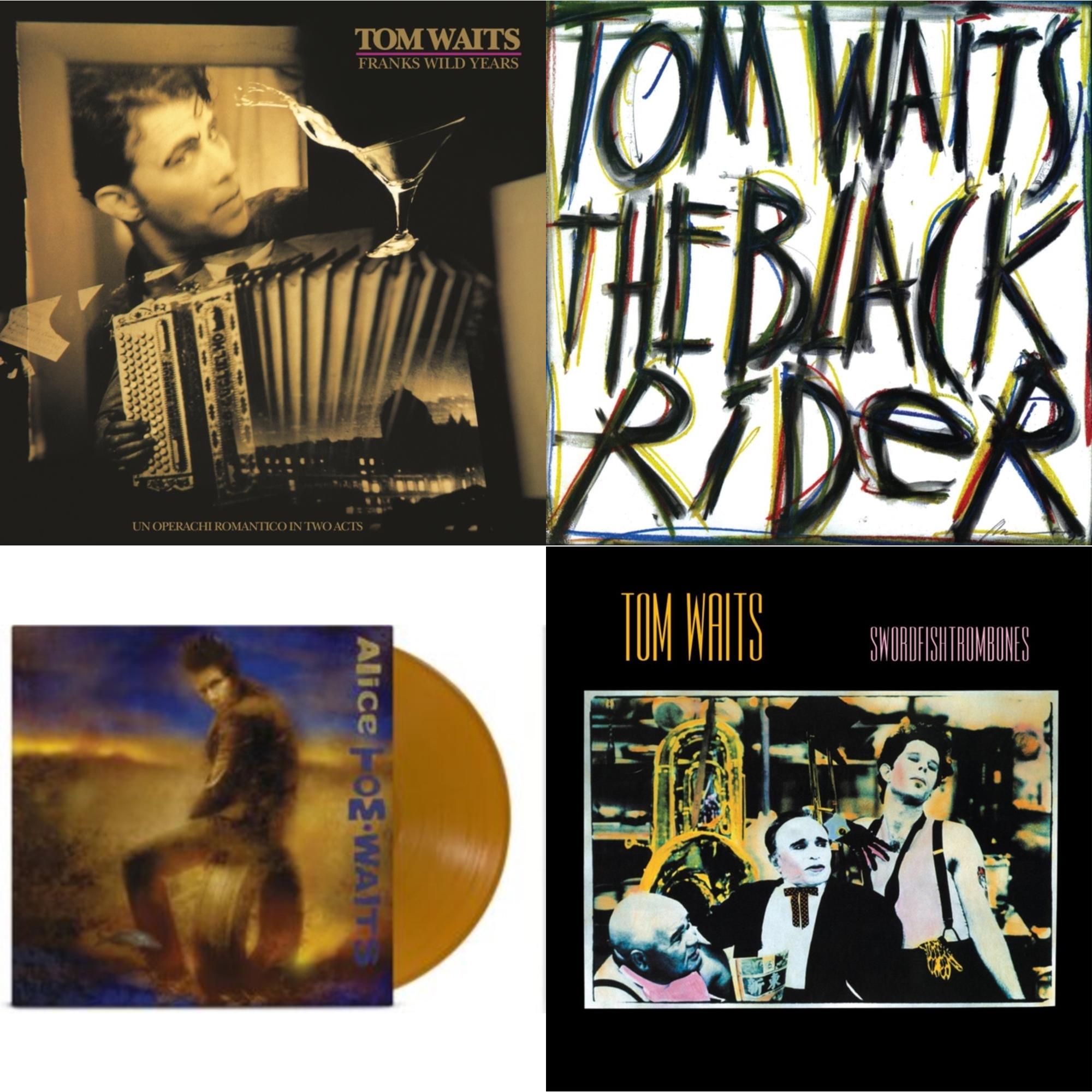 Tom Waits - Frank's Wild Years (Remaster) & Black Rider (Remaster) & Alice & Swordfishtrombones (Remaster) - LP Vinyl Bundle