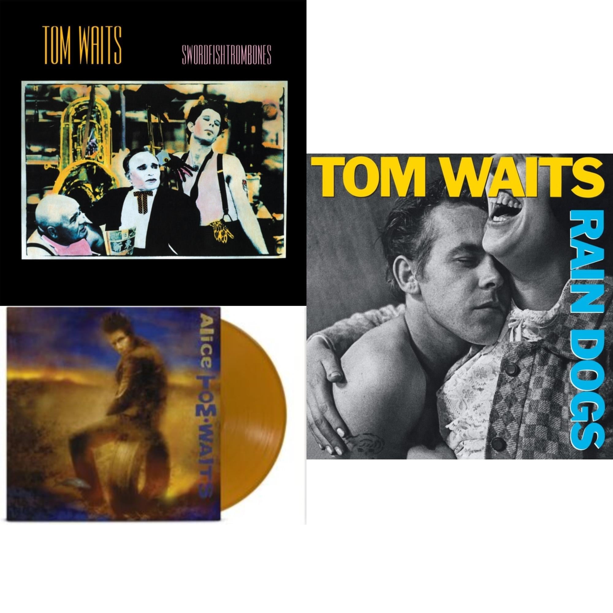 Tom Waits - Alice & Swordfishtrombones (Remaster) & Rain Dogs (Remaster) - LP Vinyl Bundle