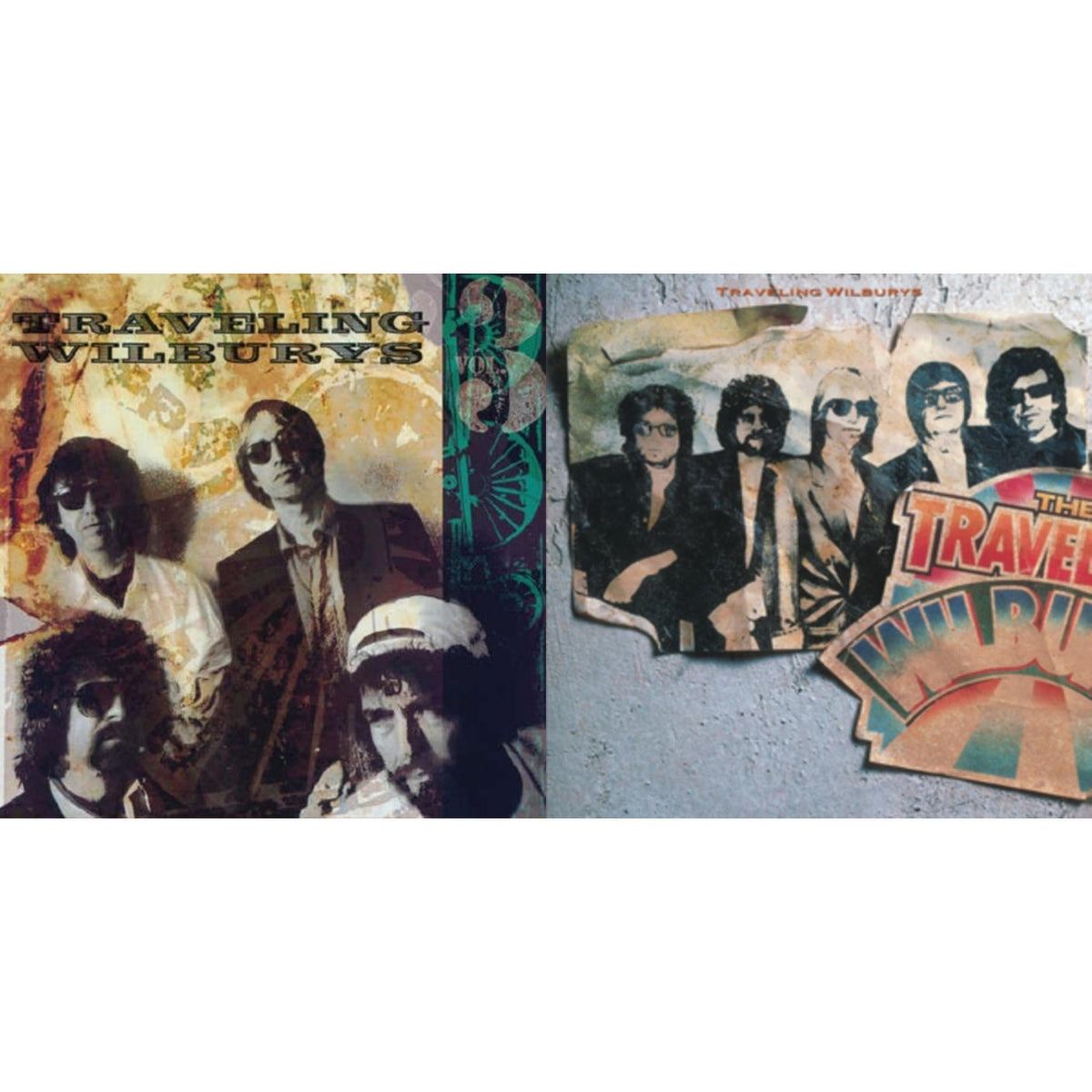 Traveling Wilburys - Traveling Wilburys Vol. 1 & Traveling Wilburys Vol. 3 - LP Vinyl Bundle