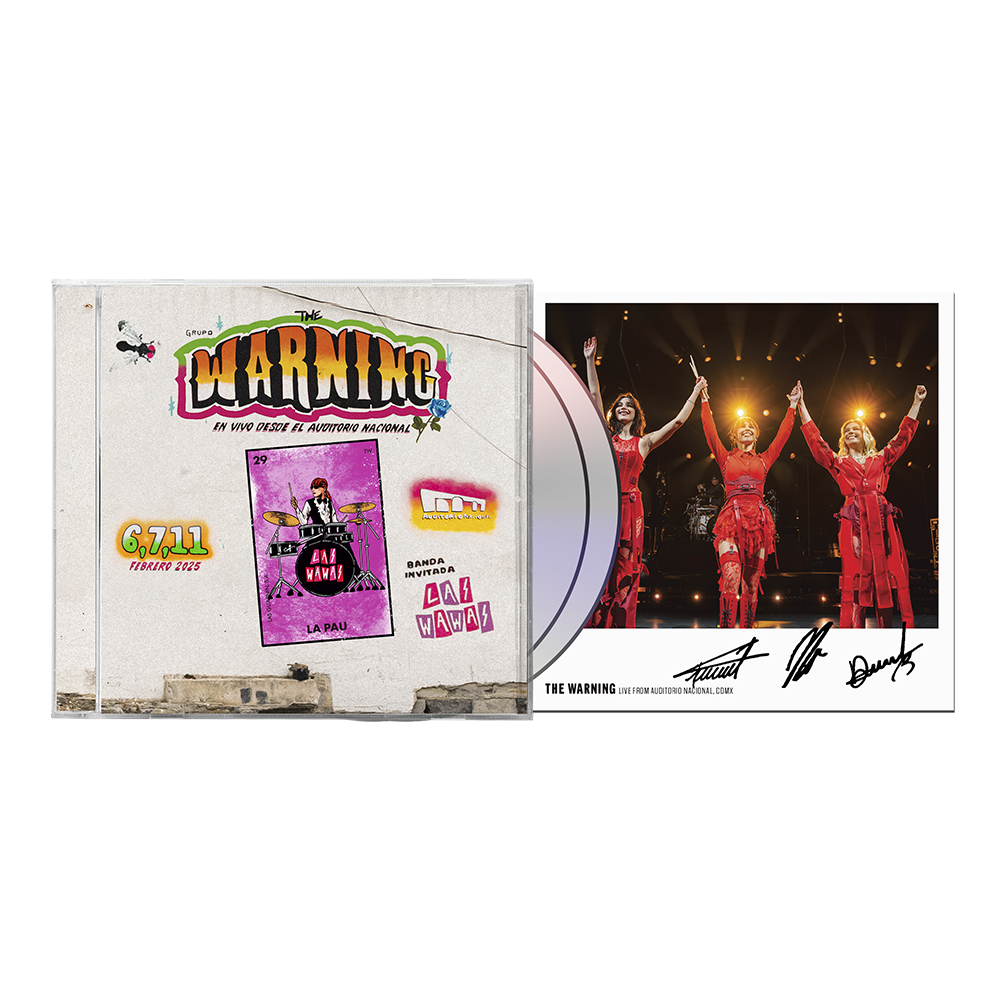 The Warning Live From Auditorio Nacional, CDMX (2 CD) (Pau Ver.) (Signed) Music CD