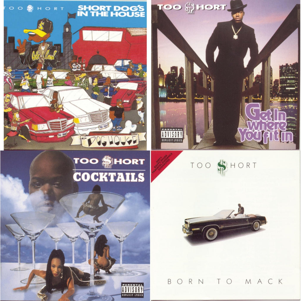 Too $Hort - Short Dog�S In The House & Get In Where You Fit In & Cocktails & Born To Mack - CD Bundle