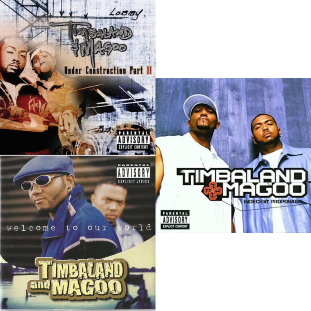 Timbaland & Magoo - Welcome To Our World & Indecent Proposal & Under Construction Ii - LP Vinyl Bundle