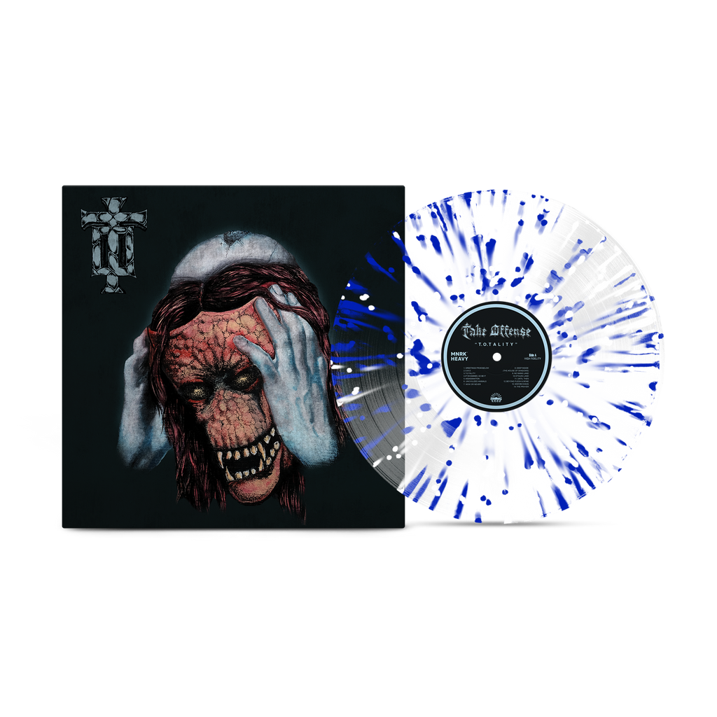 Take Offense - T.O.tality Clear Cobalt Splatter Vinyl Record