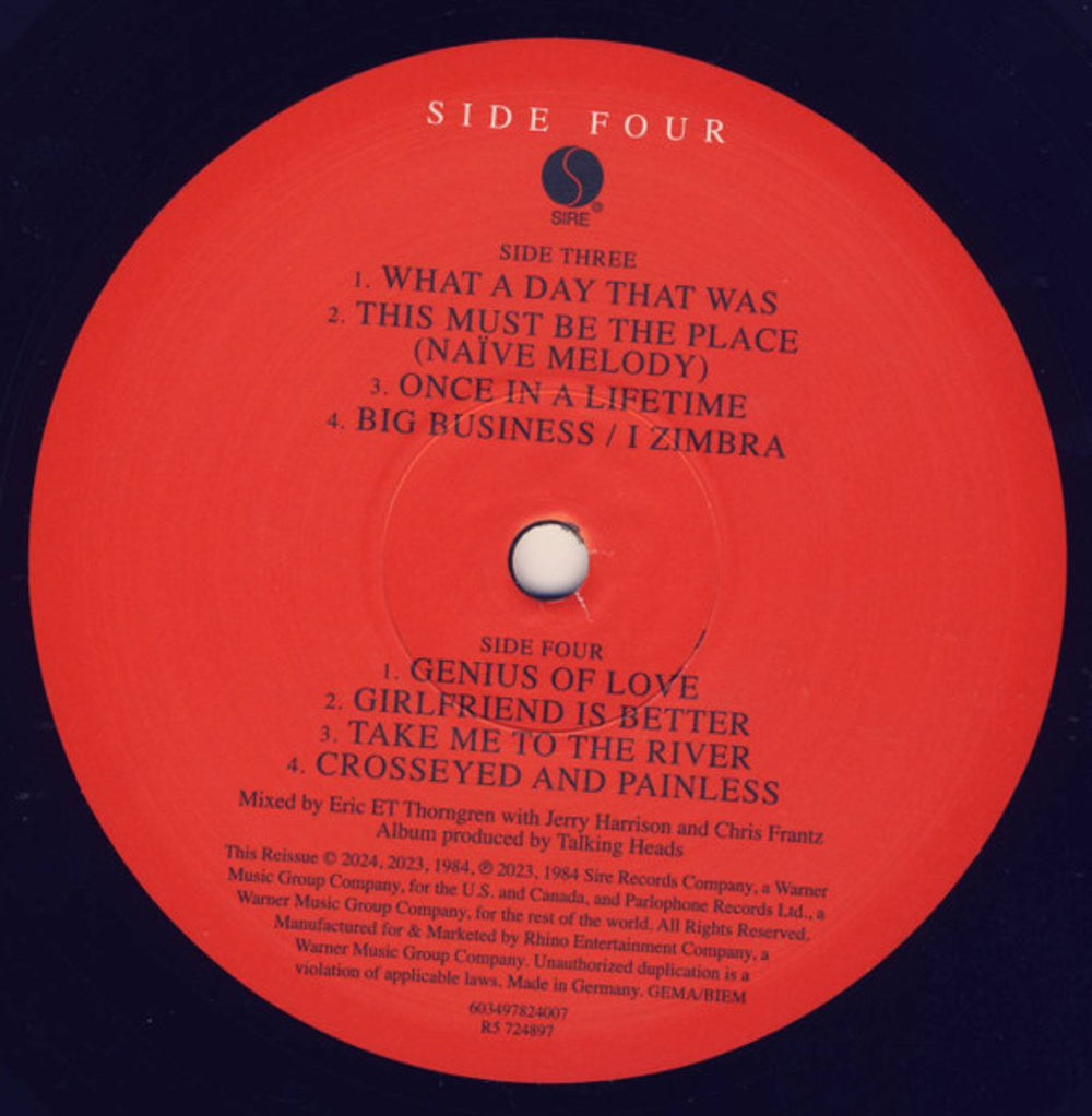 Talking Heads – Stop Making Sense (2-LP Vinyl) Vinyl Record