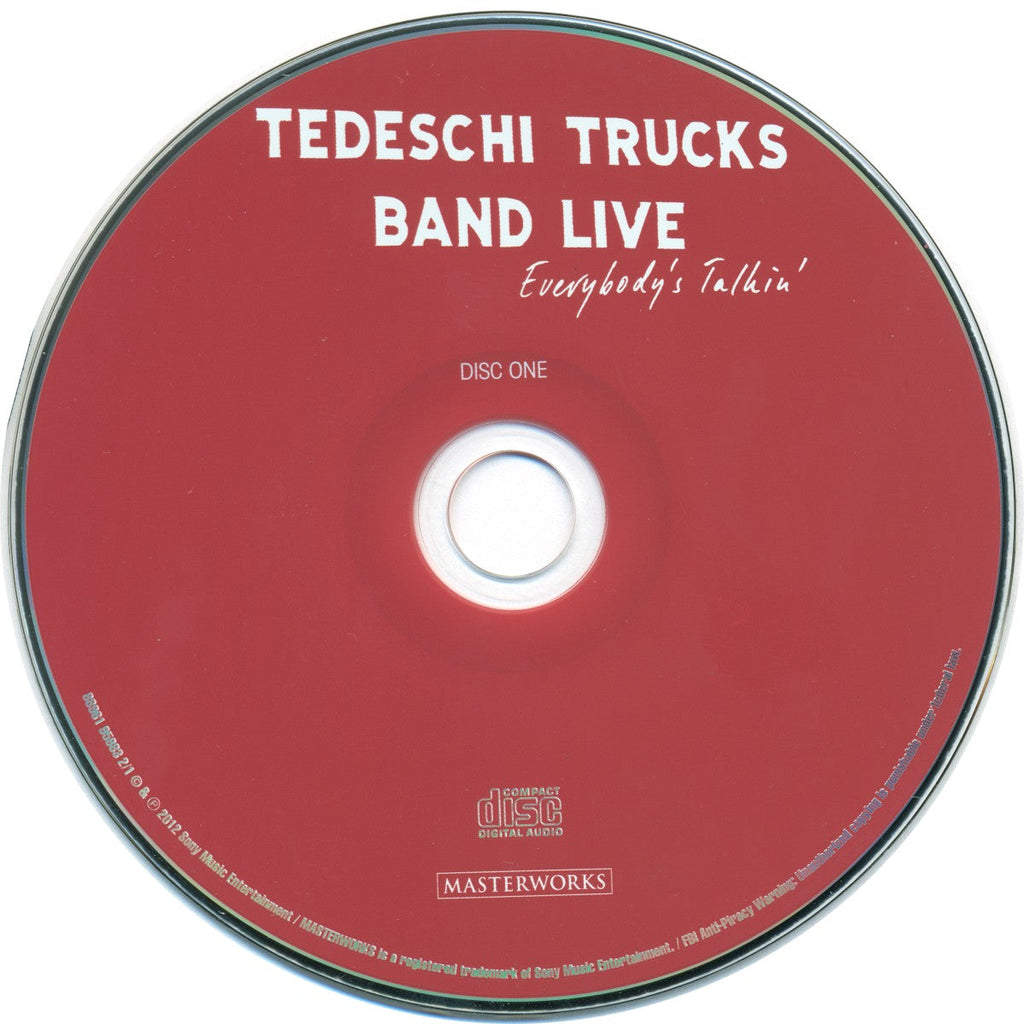 Tedeschi Trucks Band – Everybody's Talking: Live (2-CD) Music CD