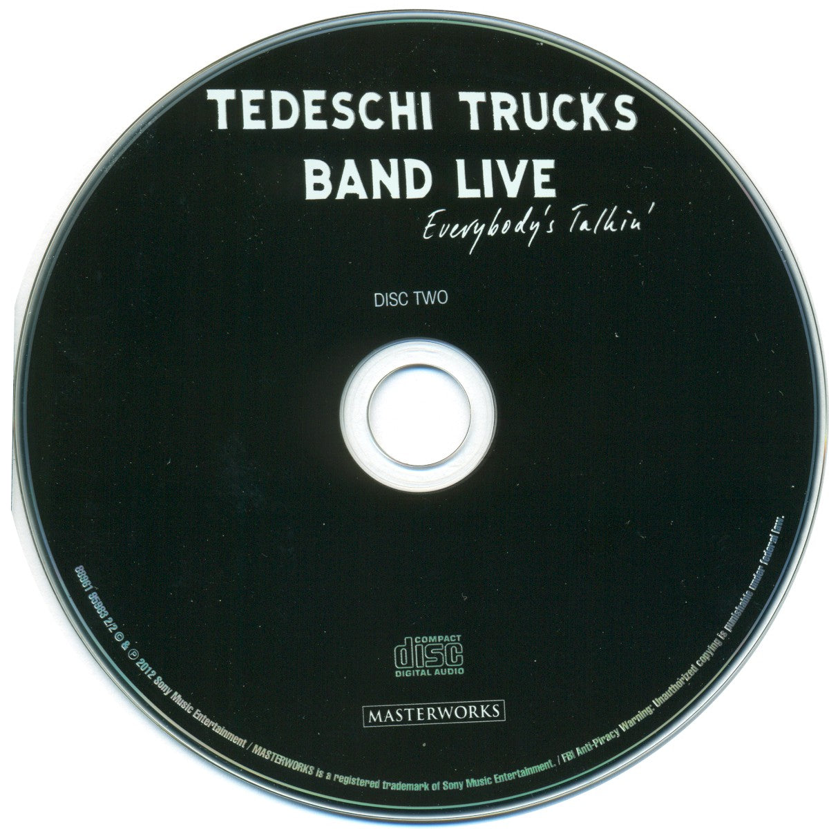 Tedeschi Trucks Band – Everybody's Talking: Live (2-CD) Music CD