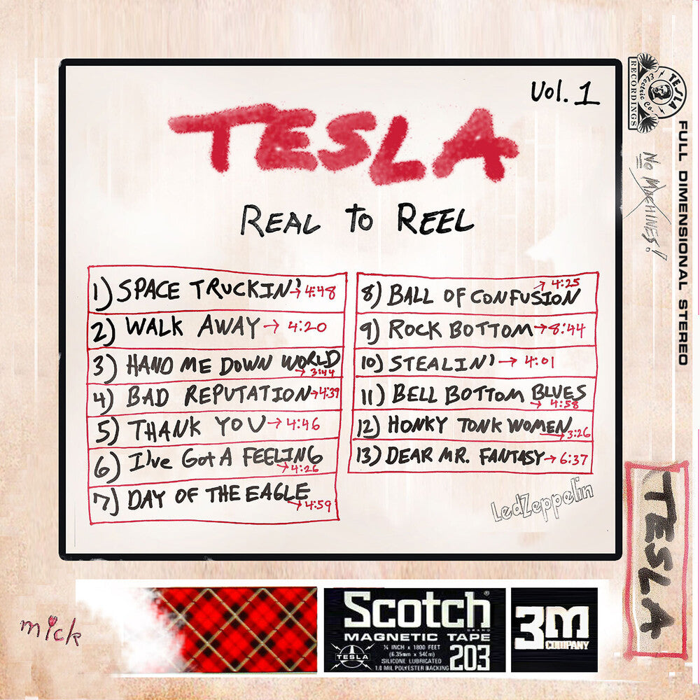 Tesla – Real To Reel Vol 1 (LP Vinyl) Vinyl Record