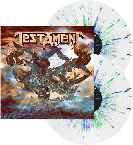 Testament - The Formation of Damnation (Limited Edition, White w/ Blue & Green Splatter) (2 Lp's) Vinyl Record