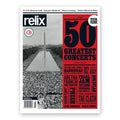 The 50 Greatest Concerts - November 2009 Relix Issue Magazine