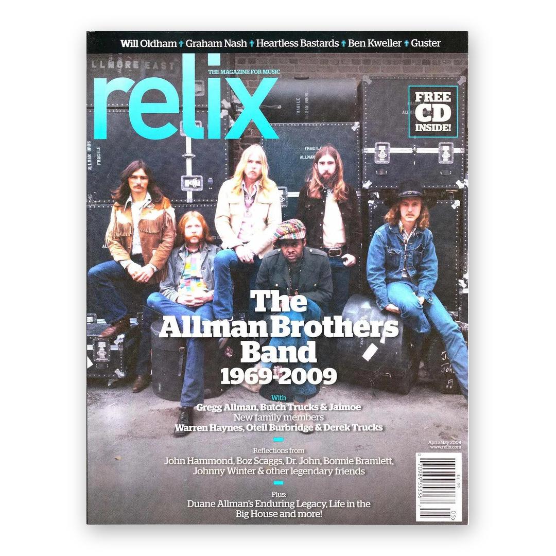 The Allman Brothers Band - April/May 2009 Relix Issue Magazine