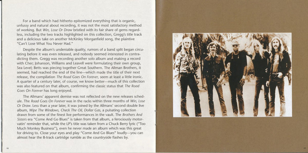 The Allman Brothers Band – Gold (2-CD) Music CD