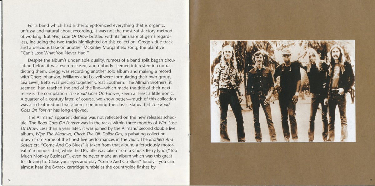 The Allman Brothers Band – Gold (2-CD) Music CD