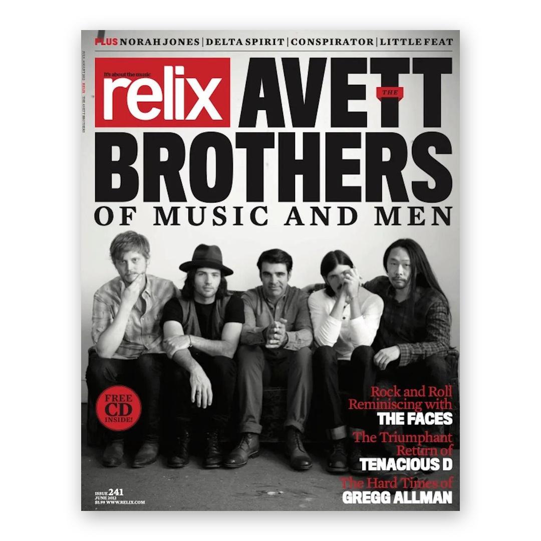 The Avett Brothers - July/August 2012 Relix Issue Magazine