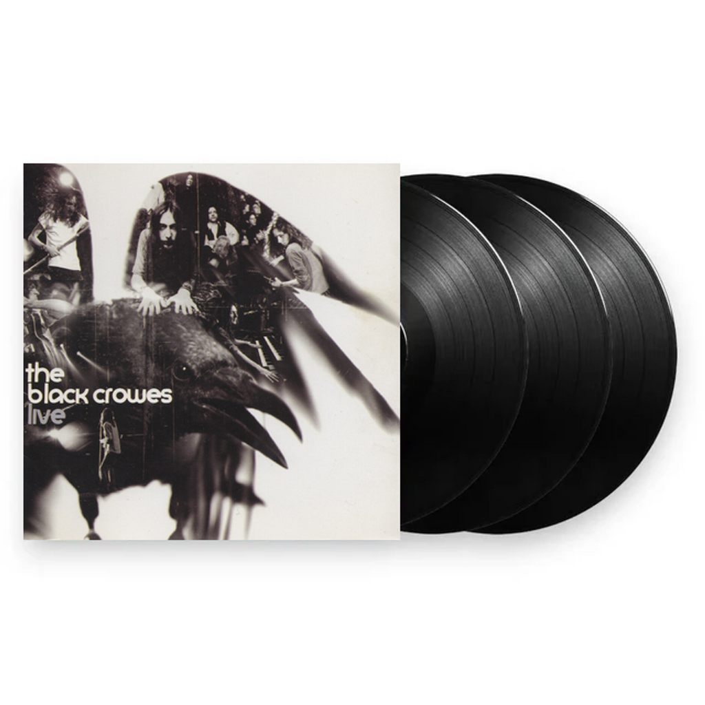 The Black Crowes –  Live (Silver Metallic 3-LP) Vinyl Record