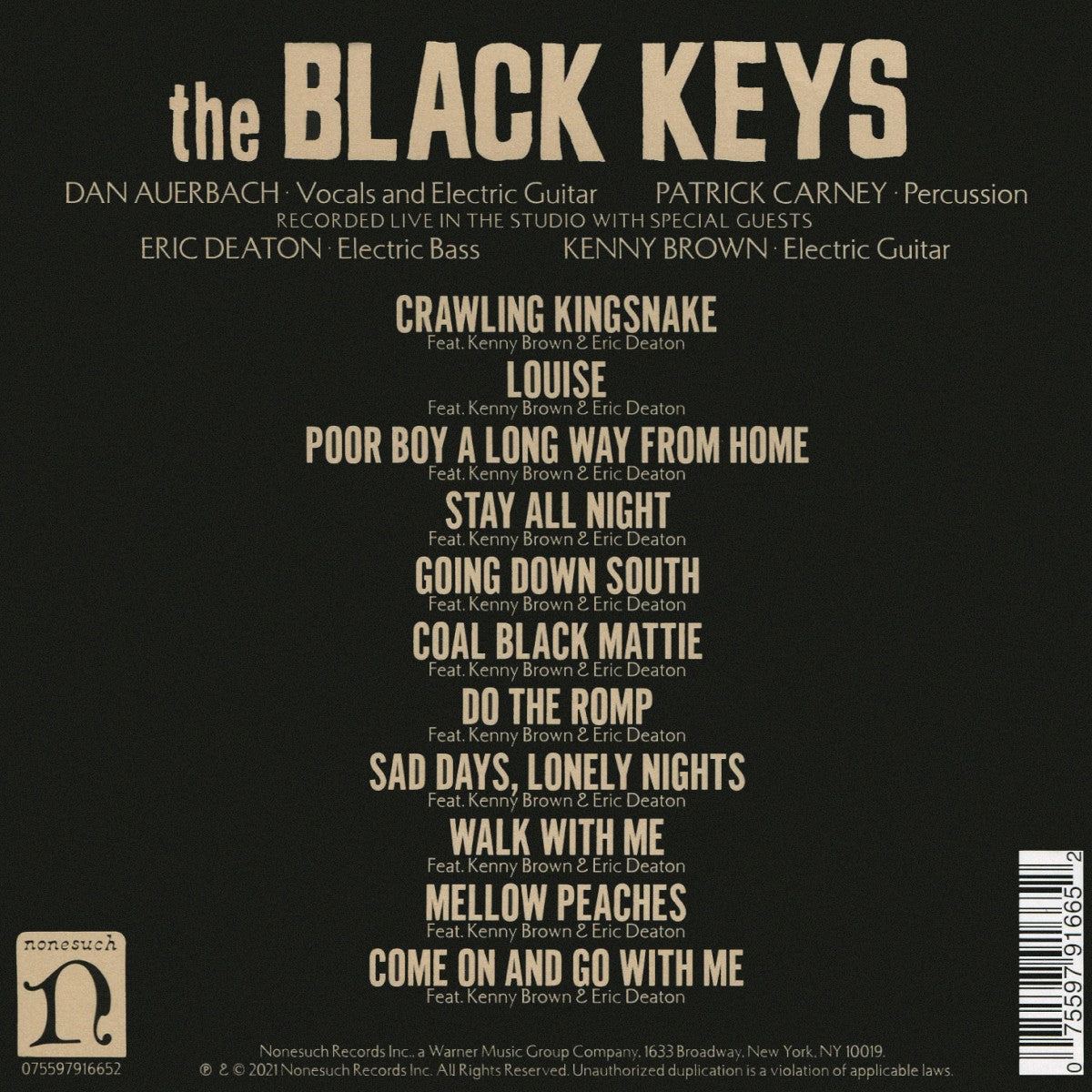 The Black Keys – Delta Kream Music CD
