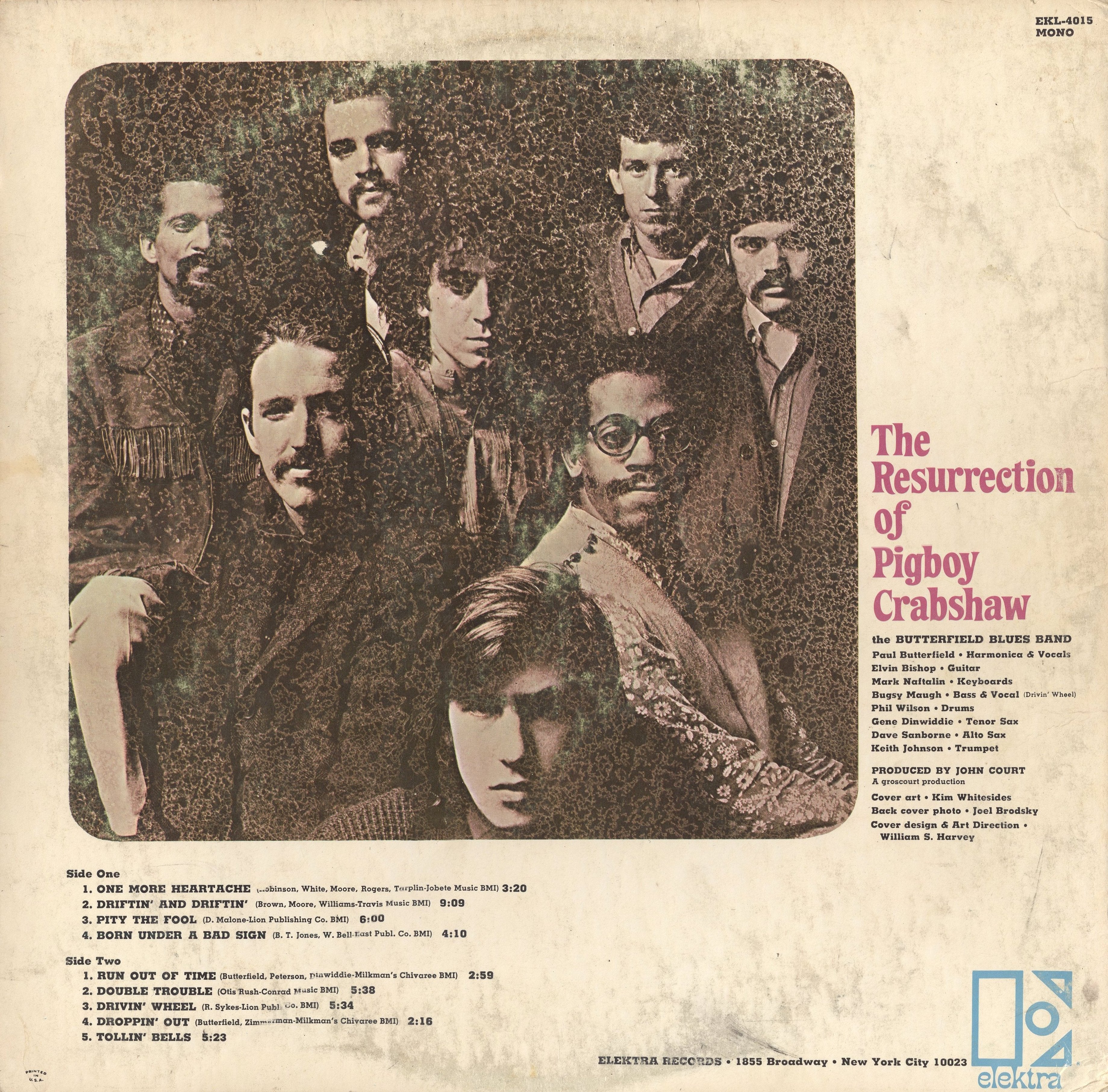 The Butterfield Blues Band – Resurrection of Pigboy Crabshaw (LP Vinyl) Vinyl Record