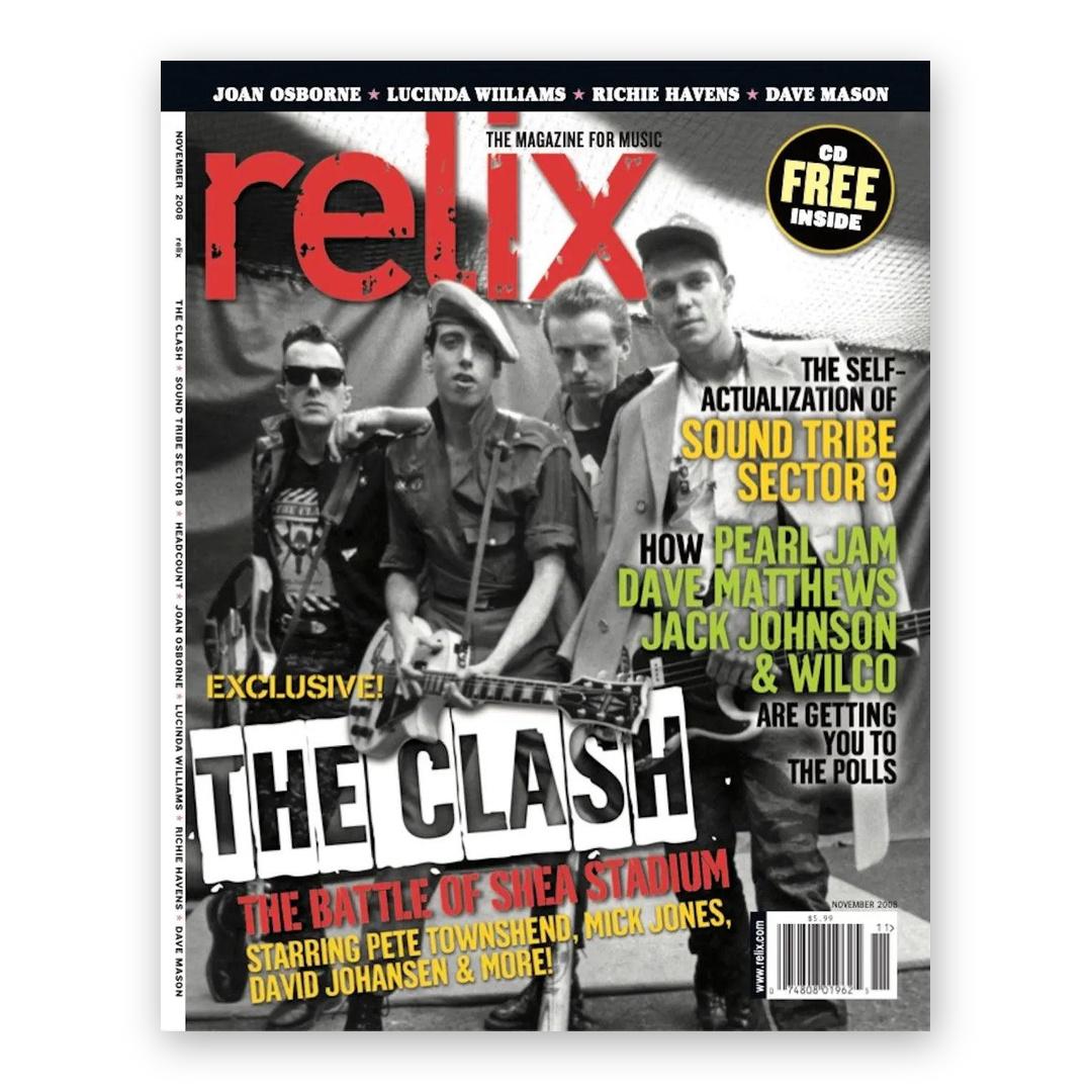The Clash - November 2008 Relix Issue Magazine