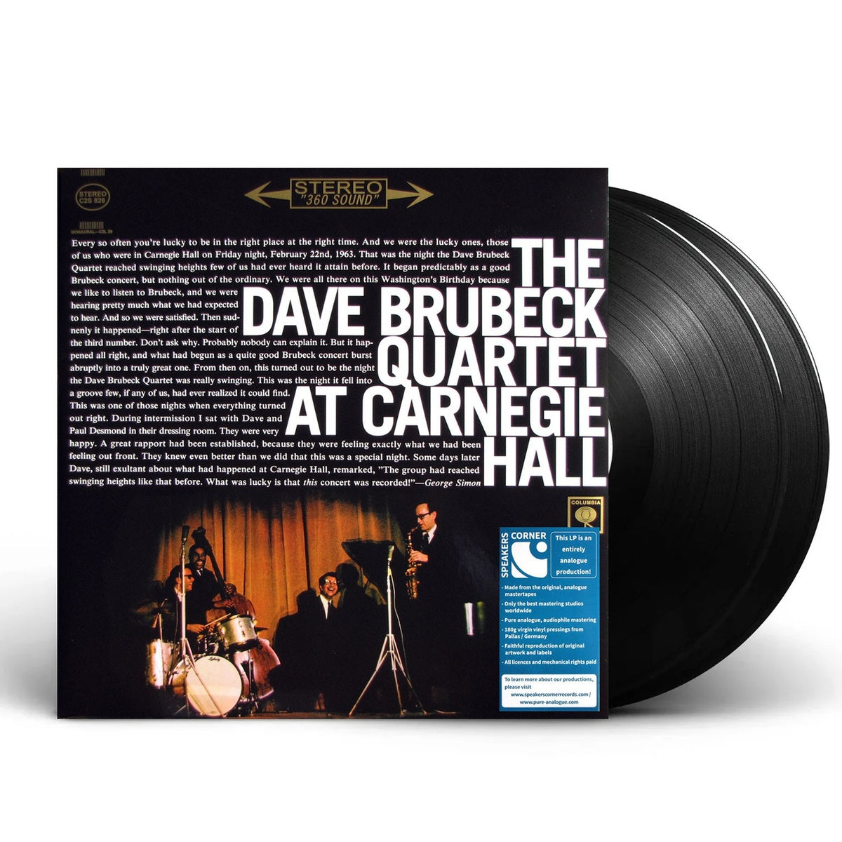 The Dave Brubeck Quartet – At Carnegie Hall (2-LP Vinyl) Vinyl Record