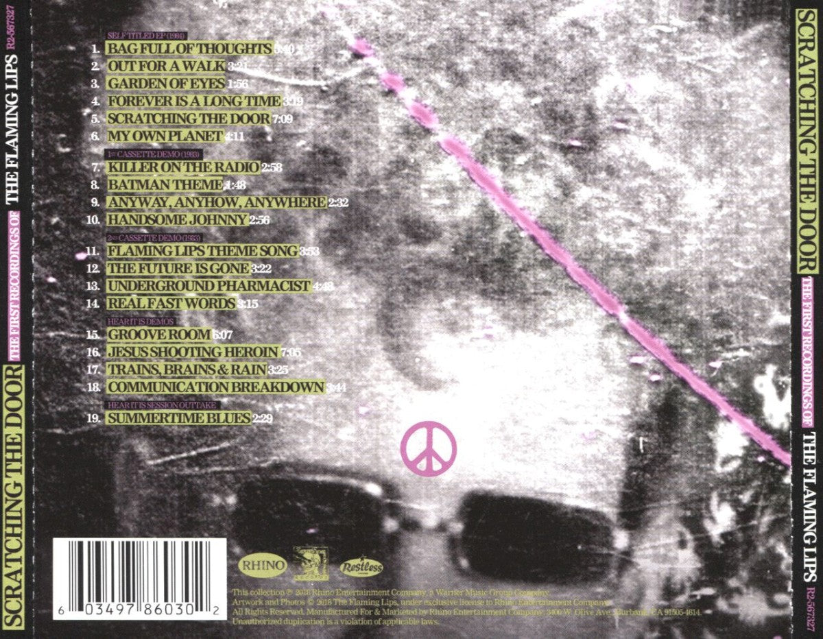 The Flaming Lips – Scratching The Door: First Recordings Music CD