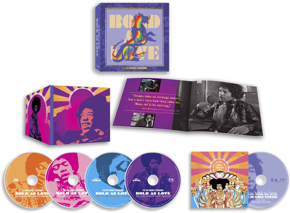 The Jimi Hendrix Experience – Bold As Love (4-CD + Blu-ray) Music CD