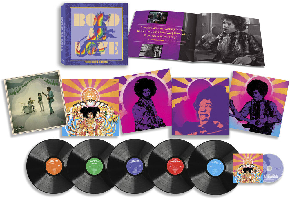 The Jimi Hendrix Experience – Bold As Love (5-LP Vinyl + Blu-ray) Vinyl Record