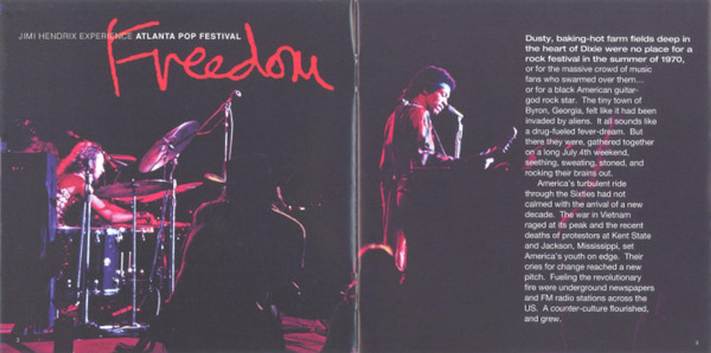 The Jimi Hendrix Experience – Freedom: Atlanta Pop Festival (2-CD) Music CD