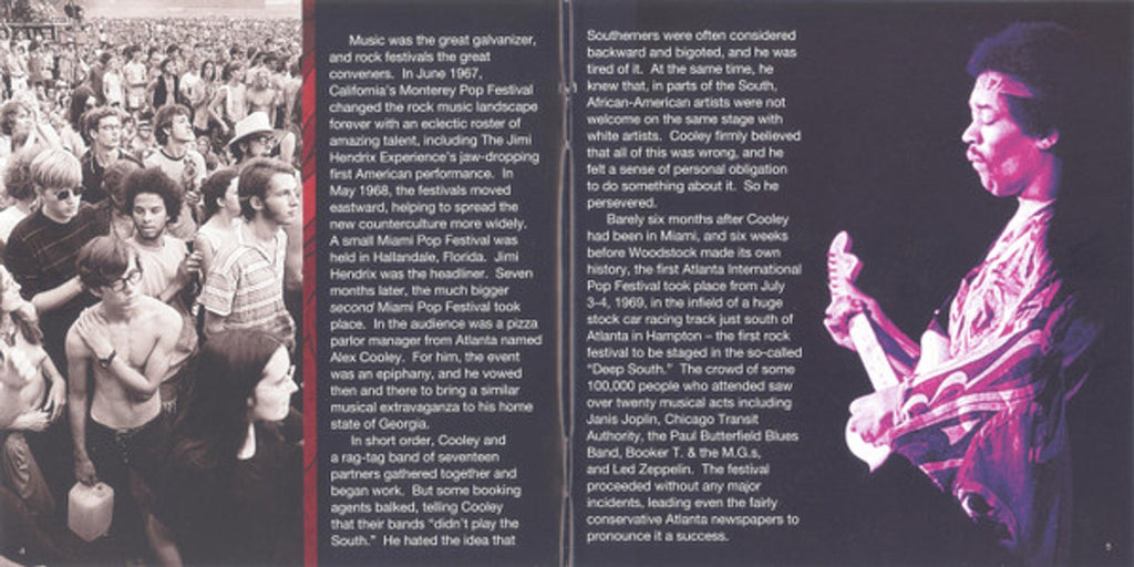 The Jimi Hendrix Experience – Freedom: Atlanta Pop Festival (2-CD) Music CD