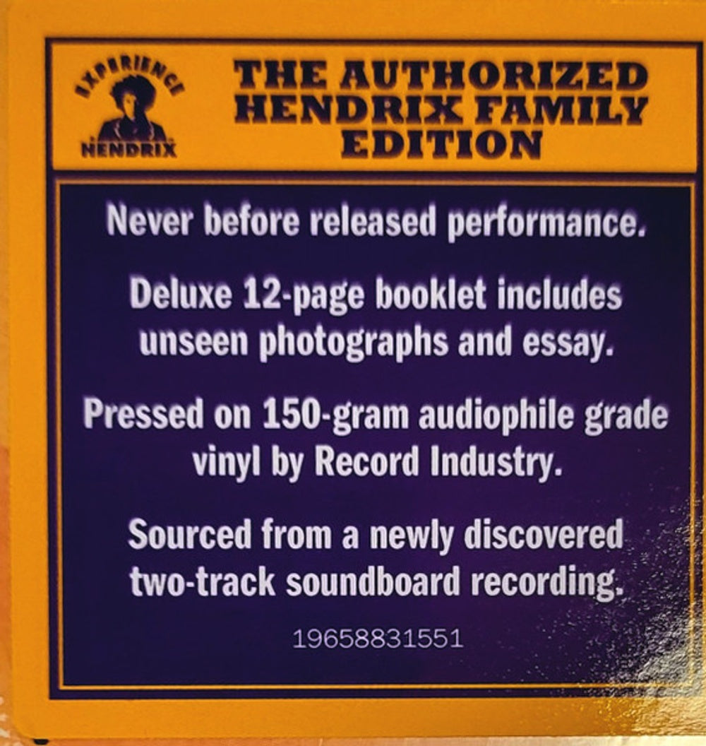 The Jimi Hendrix Experience – Live At The Hollywood Bowl: August 18, 1967 (LP Vinyl) Vinyl Record