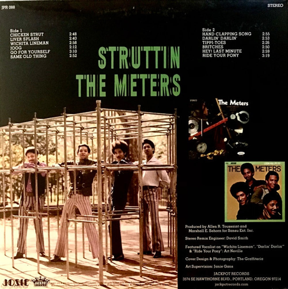 The Meters – Struttin' (Blue LP Vinyl) Vinyl Record