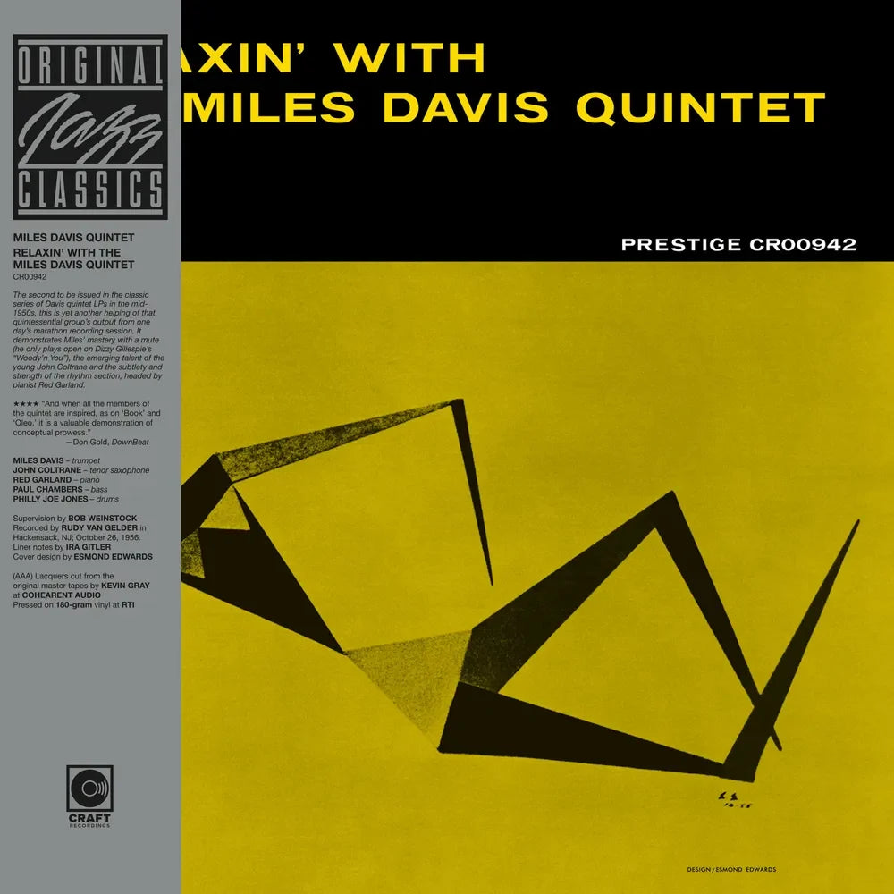 The Miles Davis Quintet – Relaxin' With The Miles Davis Quintet (LP Vinyl) Vinyl Record