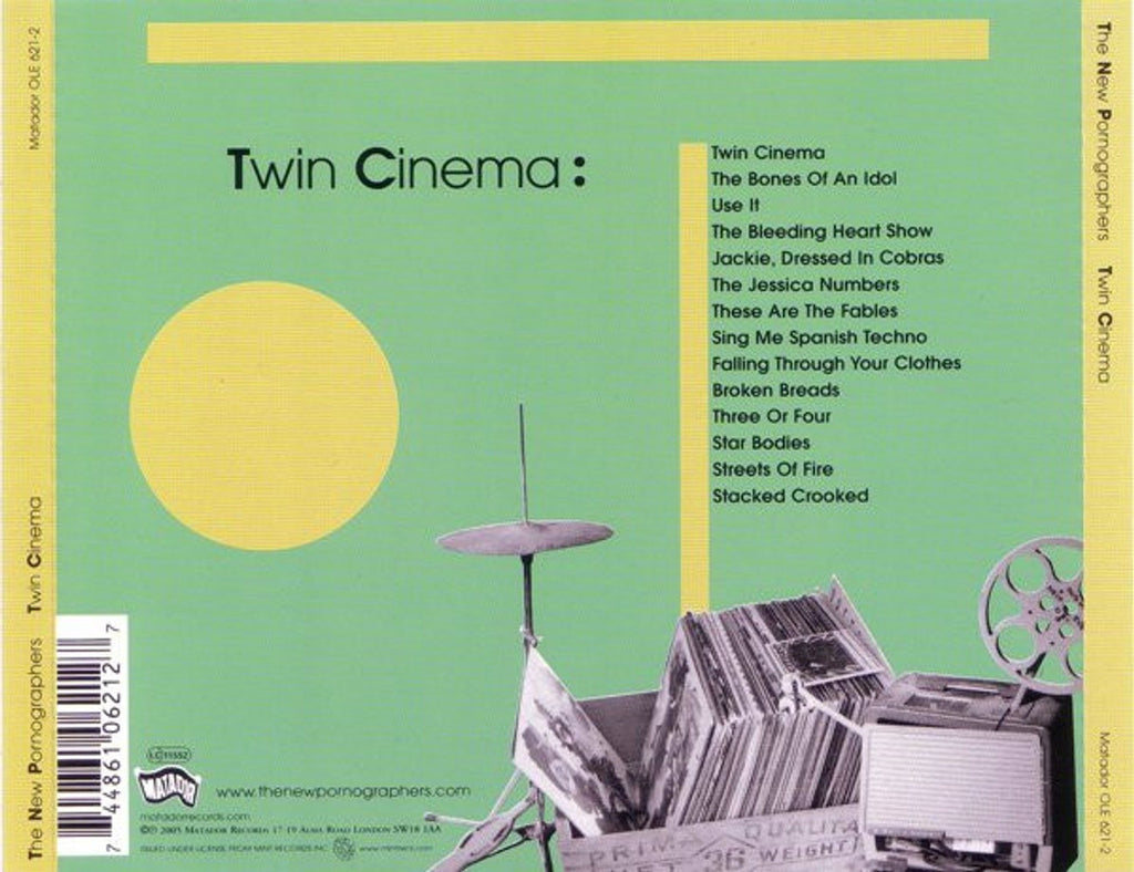 The New Pornographers – Twin Cinema Music CD