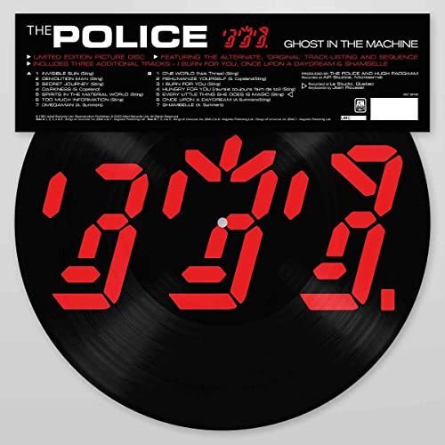 The Police Ghost In The Machine [Picture Disc] Vinyl Record