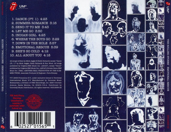 The Rolling Stones – Emotional Rescue Music CD