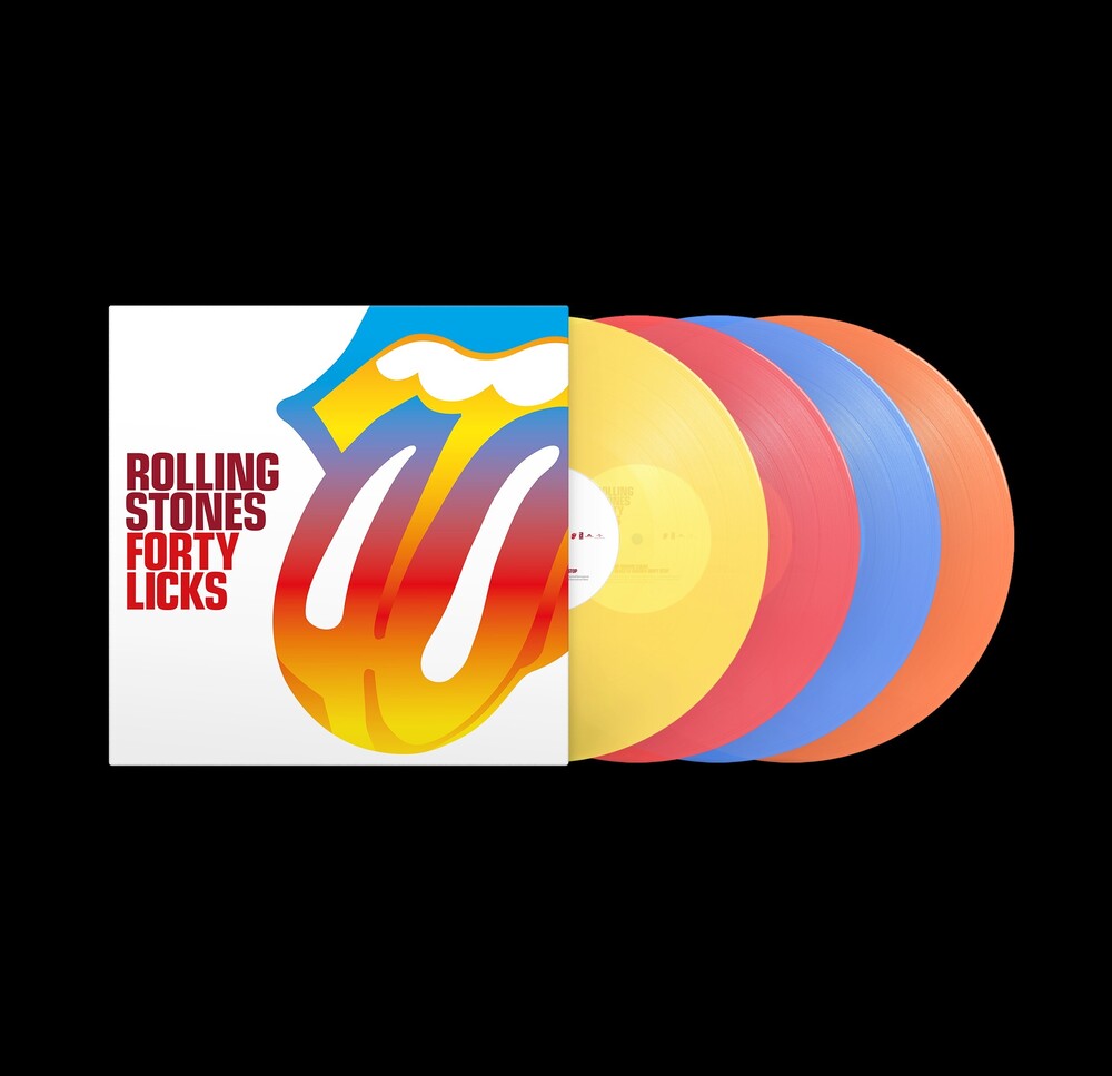 The Rolling Stones – Forty Licks (Transparent Multicolor 4-LP Vinyl) Vinyl Record