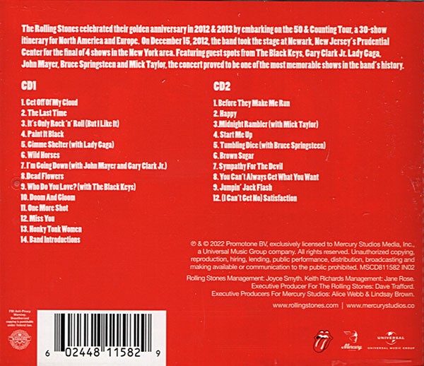 The Rolling Stones – GRRR Live! (2-CD) Music CD