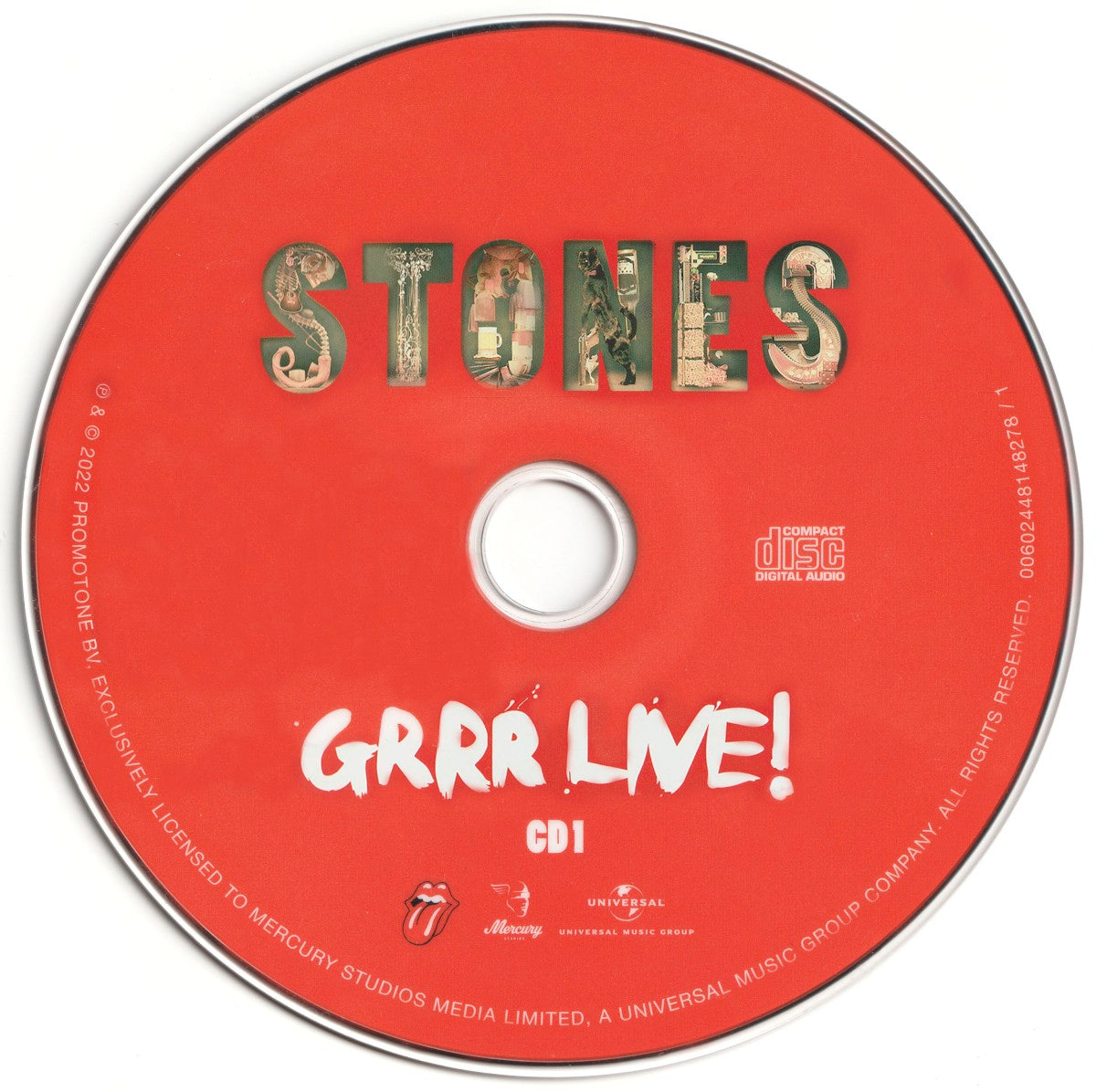 The Rolling Stones – GRRR Live! (2-CD) Music CD
