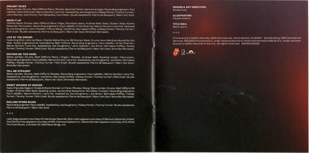 The Rolling Stones – Hackney Diamonds Music CD