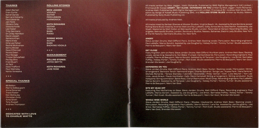 The Rolling Stones – Hackney Diamonds Music CD