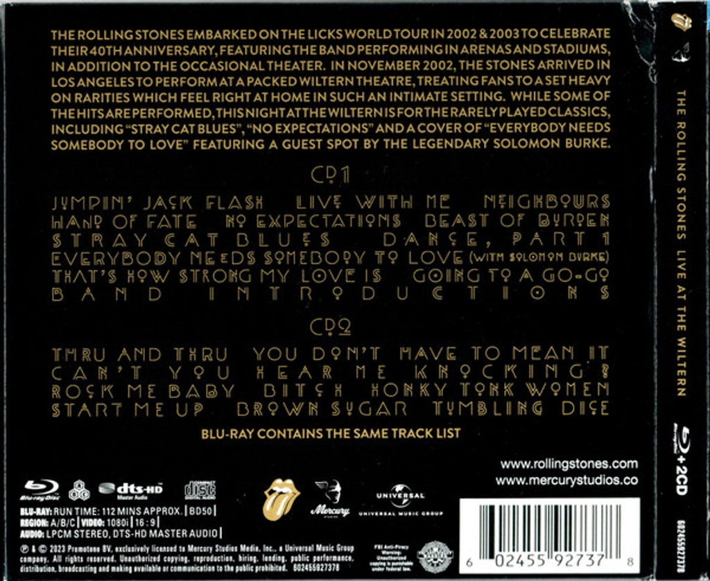 The Rolling Stones – Live At The Wiltern (2-CD & Blu-ray) Music CD