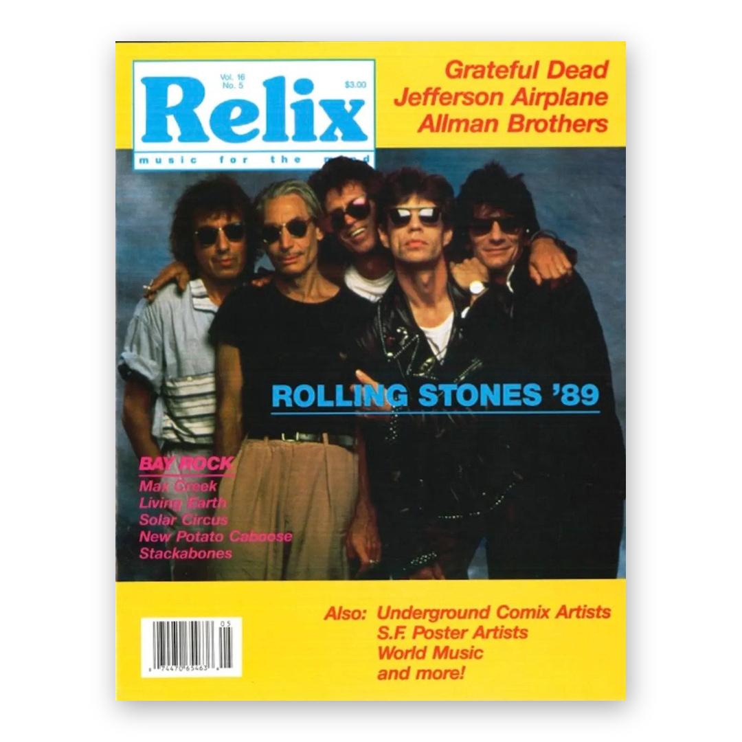The Rolling Stones - October 1989 Relix Issue Magazine