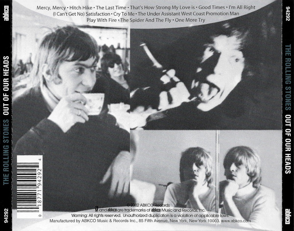 The Rolling Stones – Out of Our Heads Music CD