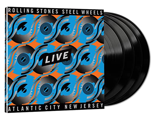 Steel Wheels Live: Atlantic City New Jersey (Black 180 Gram Vinyl) [Import] (4 Lp's) Vinyl Record